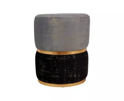 Пуф Helsinki (черный, серый)