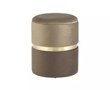 Пуф Кэрри с ящиком коричневый