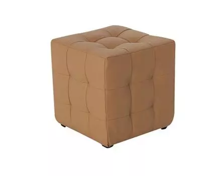 Пуф Лотос Бежевый ЭкоКожа (Бежевый, 40)