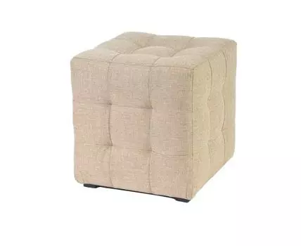 Пуф Лотос Бежевый Рогожка (Бежевый, 40)