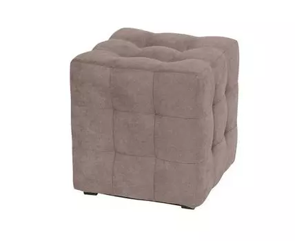 Пуф Лотос Бежевый Велюр (Бежевый, 40)