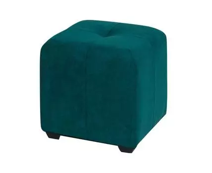 Пуф Николь Нефритовый Велюр (Синий, 40)