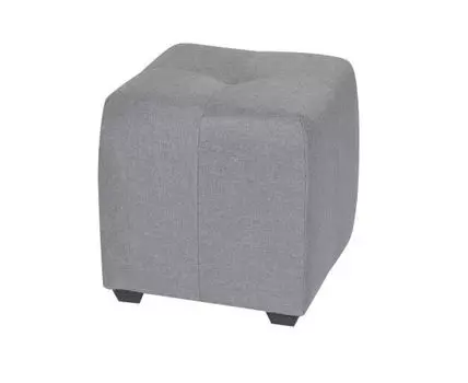 Пуф Николь Серая Рогожка (Серый, 40)