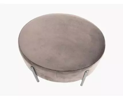 Пуф овальный Silver (Бежевый, 50)