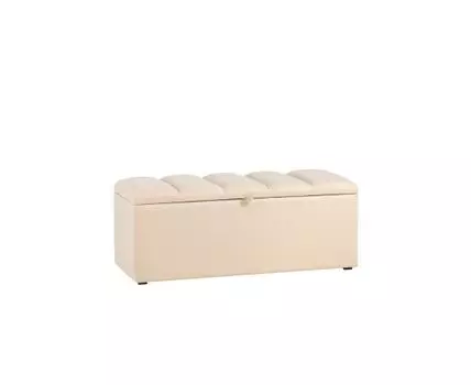 Пуф с крышкой Нильсон 2 велюр бежевый