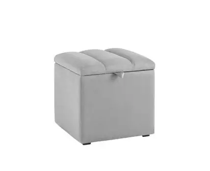 Пуф с крышкой Нильсон велюр серый