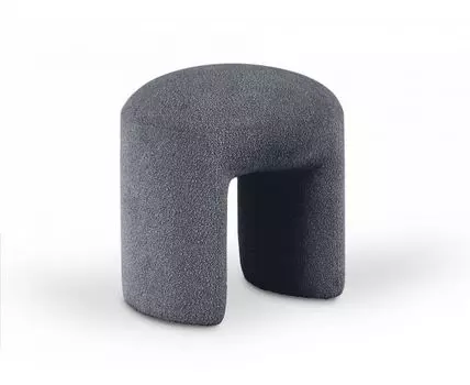 Пуф Shaggy (Синий, Ткань Perla 08)