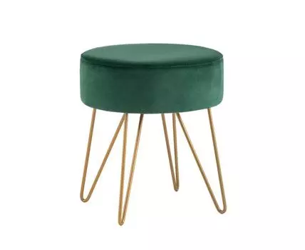 Пуф Спейси велюр зелёный