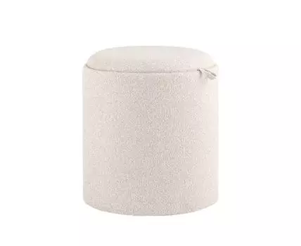 Пуф-столик с ящиком Хюгге XS букле бежевый