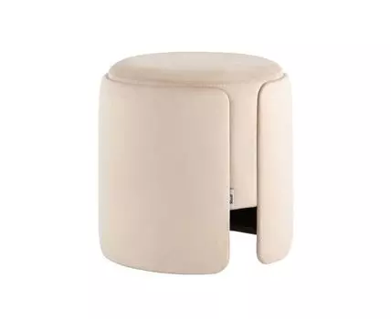 Пуф Taks велюр молочный