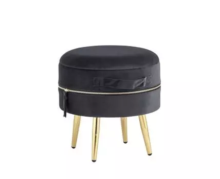 Пуф Тильда велюр антрацит