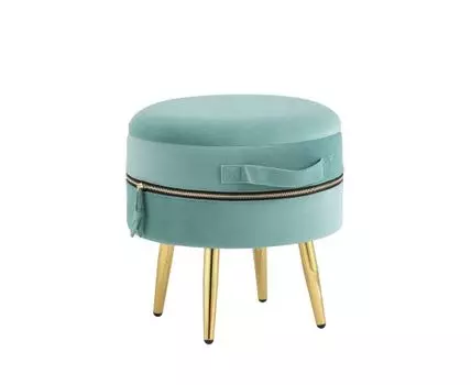 Пуф Тильда велюр мятный