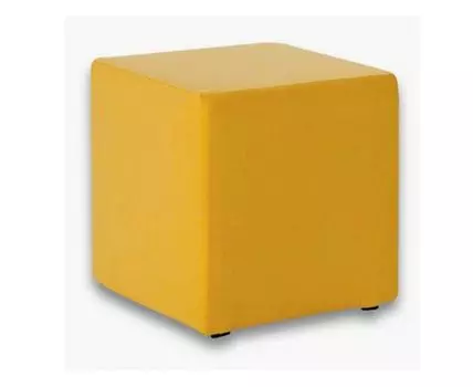 Пуф Валенсия Желтая ЭкоКожа (Желтый, 40)