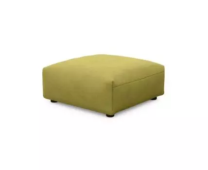 ПуфФиджи84х84 (Текстиль, горчичный)