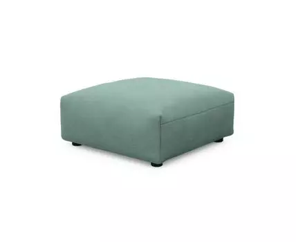 ПуфФиджи84х84 (Велюр, Темно-мятный)