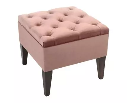 Пуфик Дреси (Низкие, 45, Прикроватные, Розовый, 45)