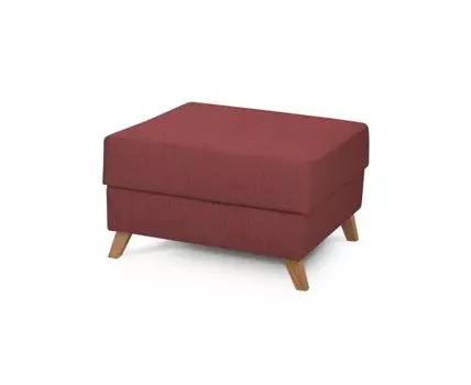 Пуфик Хьюстон Лайт (Текстиль, бордовый)