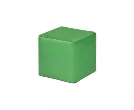 Пуфик Куб Зеленый Оксфорд (Зеленый, 40)