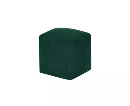 Пуфик Куб Зеленый Велюр (Зеленый, 40)