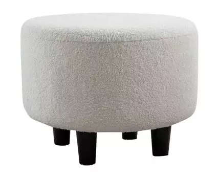 Пуфик Шон (37,5, 46,5, Белый, 46,5)