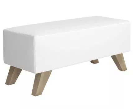 Пуфик Вега Скандинавия (36, 38, Прикроватные, Белый, 90)