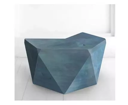 Рабочий стол Гексагон Брильянт в синем цвете (132)