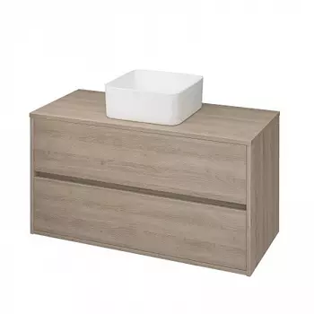 Раковина Cersanit на столешницу CREA 35 SQUARE 0 отвер.