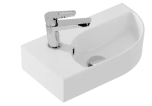 Раковина Cersanit подвесная CAMEO 45 левая 1 отв.