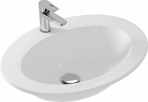 Раковина Cersanit в столешницу GAMMA 63 1 отв.