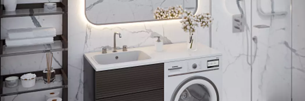 Раковина над стиральной машиной Paola Bella 1200 L (левая чаша)