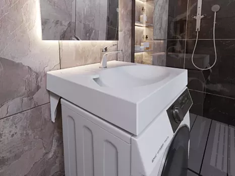 Раковина над стиральной машиной Paola Liguria 600