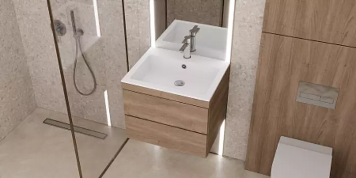 Раковина над стиральной машиной Paola Nero 600 ST White