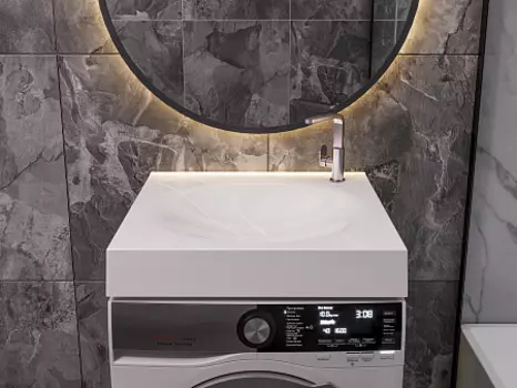 Раковина над стиральной машиной Paola Sergio 600