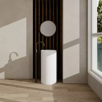 Раковина отдельностоящая ABBER Stein AS2516 белая матовая