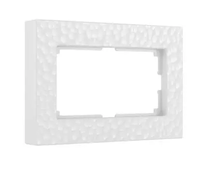 Рамка для двойной розетки (белый) Hummer