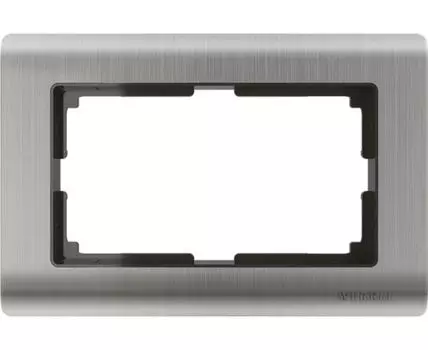 Рамка для двойной розетки Metallic WL02-Frame-01-DBL