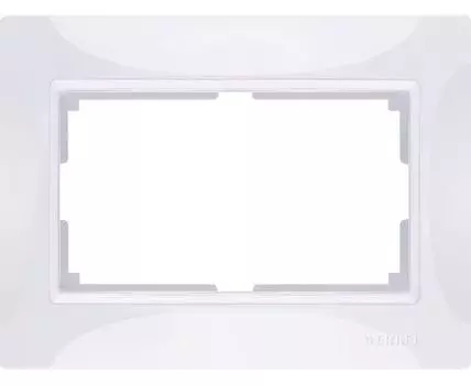 Рамка для двойной розетки Snabb WL03-Frame-01-DBL-white
