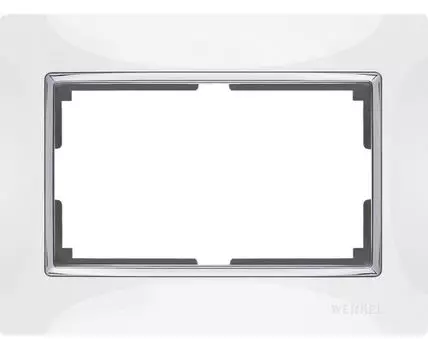Рамка для двойной розетки Snabb WL03-Frame-01-DBL-white