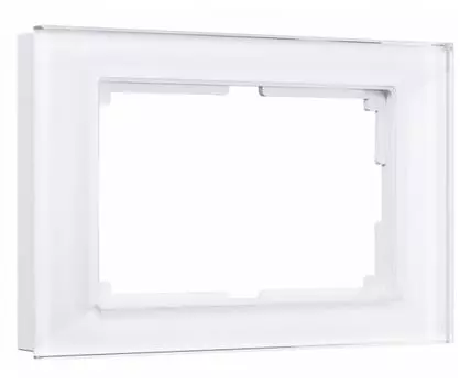 Рамка для двойной розетки Werkel Favorit (белый) W0081101