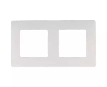 Рамка Legrand Etika 672502 двухместная универсальная белая