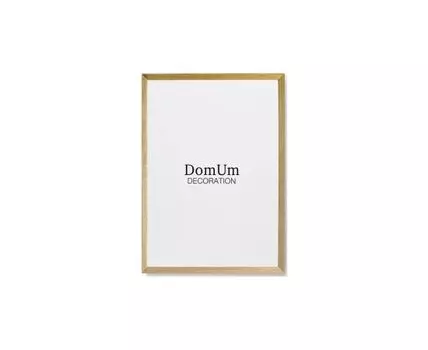 Рамка MINIMALISM из массива ясеня (Бежевый, 40)