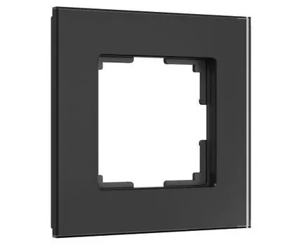 Рамка на 1 пост Senso (черный, стекло soft-touch) Werkel