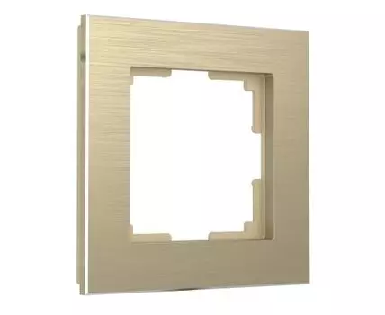 Рамка на 1 пост (шампань) Aluminium