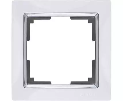 Рамка на 1 пост Snabb WL03-Frame-01-white