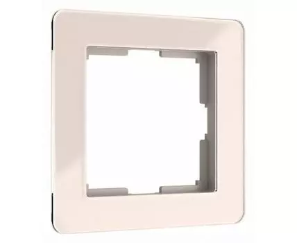 Рамка на 1 пост Werkel Acrylic айвори W0012743