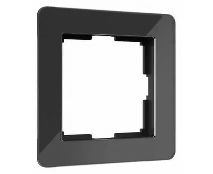 Рамка на 1 пост Werkel Acrylic черный W0012708
