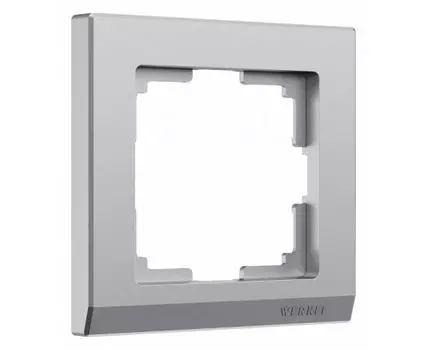 Рамка на 1 пост Werkel Stark серебряный матовый W0011865