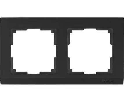 Рамка на 2 поста Stark WL04-Frame-02-black