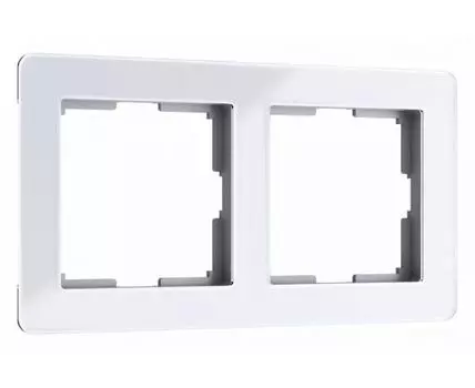 Рамка на 2 поста Werkel Acrylic белый W0022701