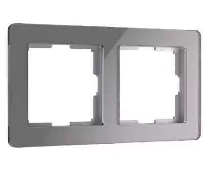 Рамка на 2 поста Werkel Acrylic графит W0022704